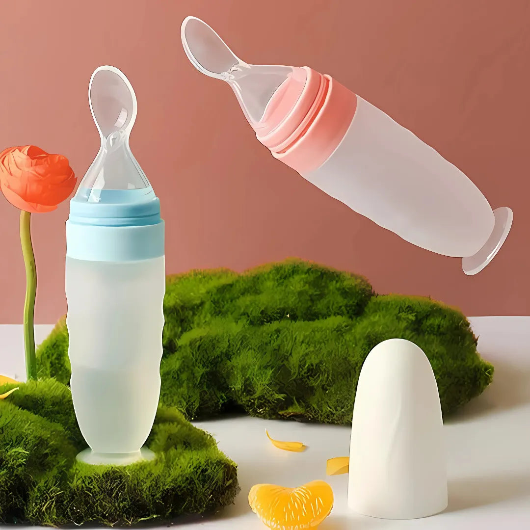 Easy-Feed Baby Squeeze Spoon