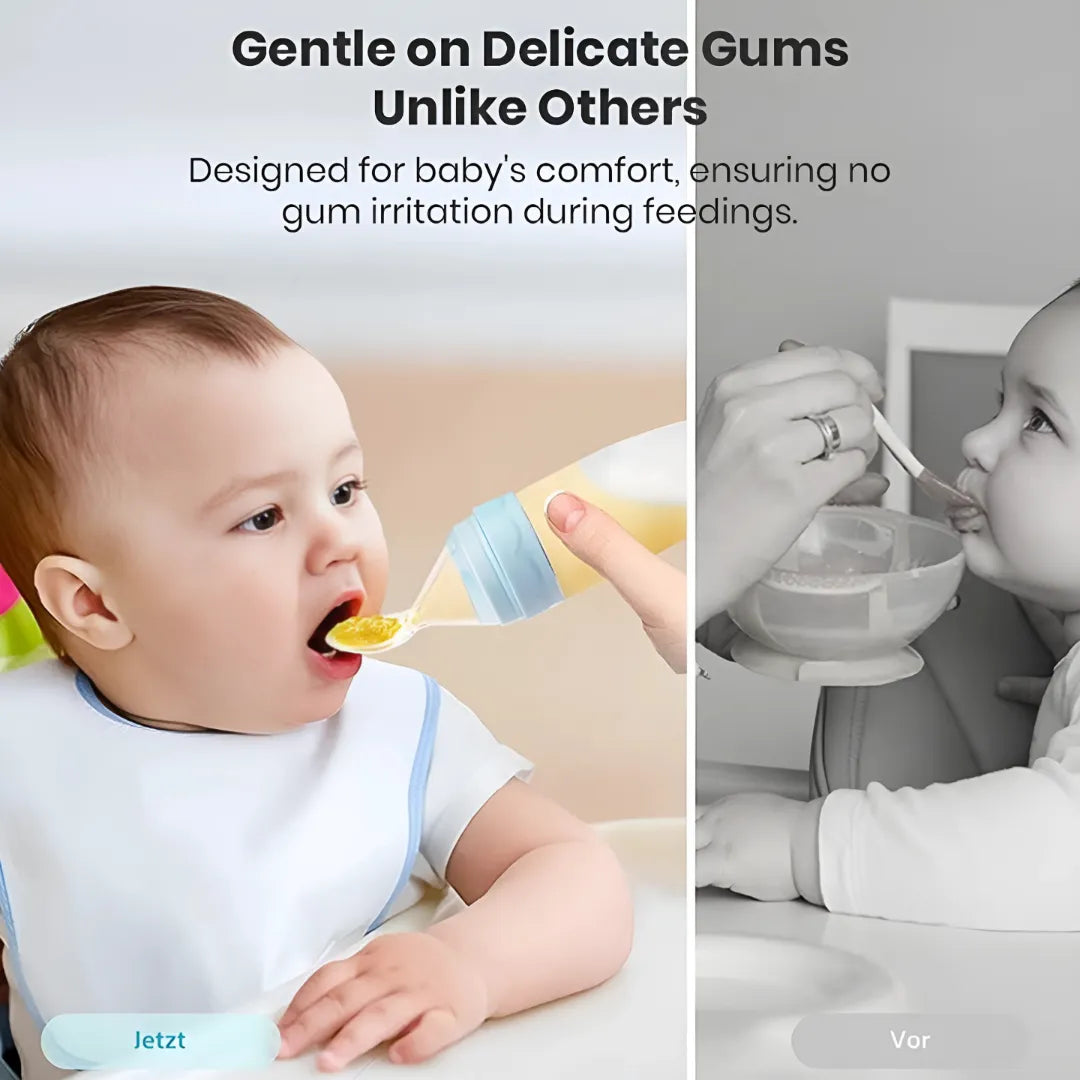 Easy-Feed Baby Squeeze Spoon