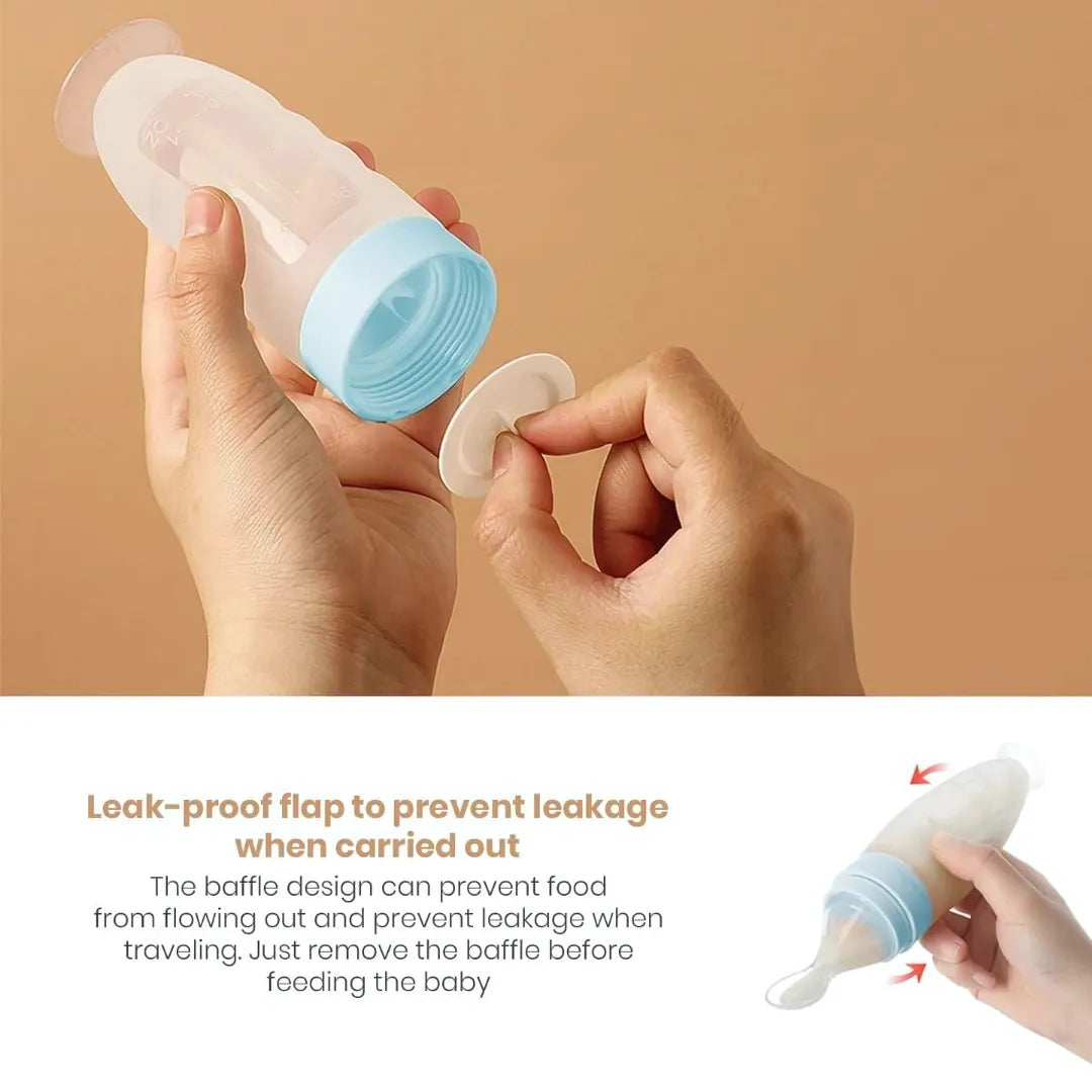 Easy-Feed Baby Squeeze Spoon