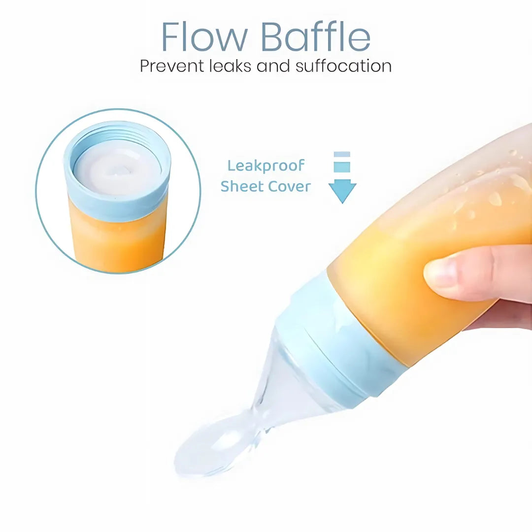 Easy-Feed Baby Squeeze Spoon