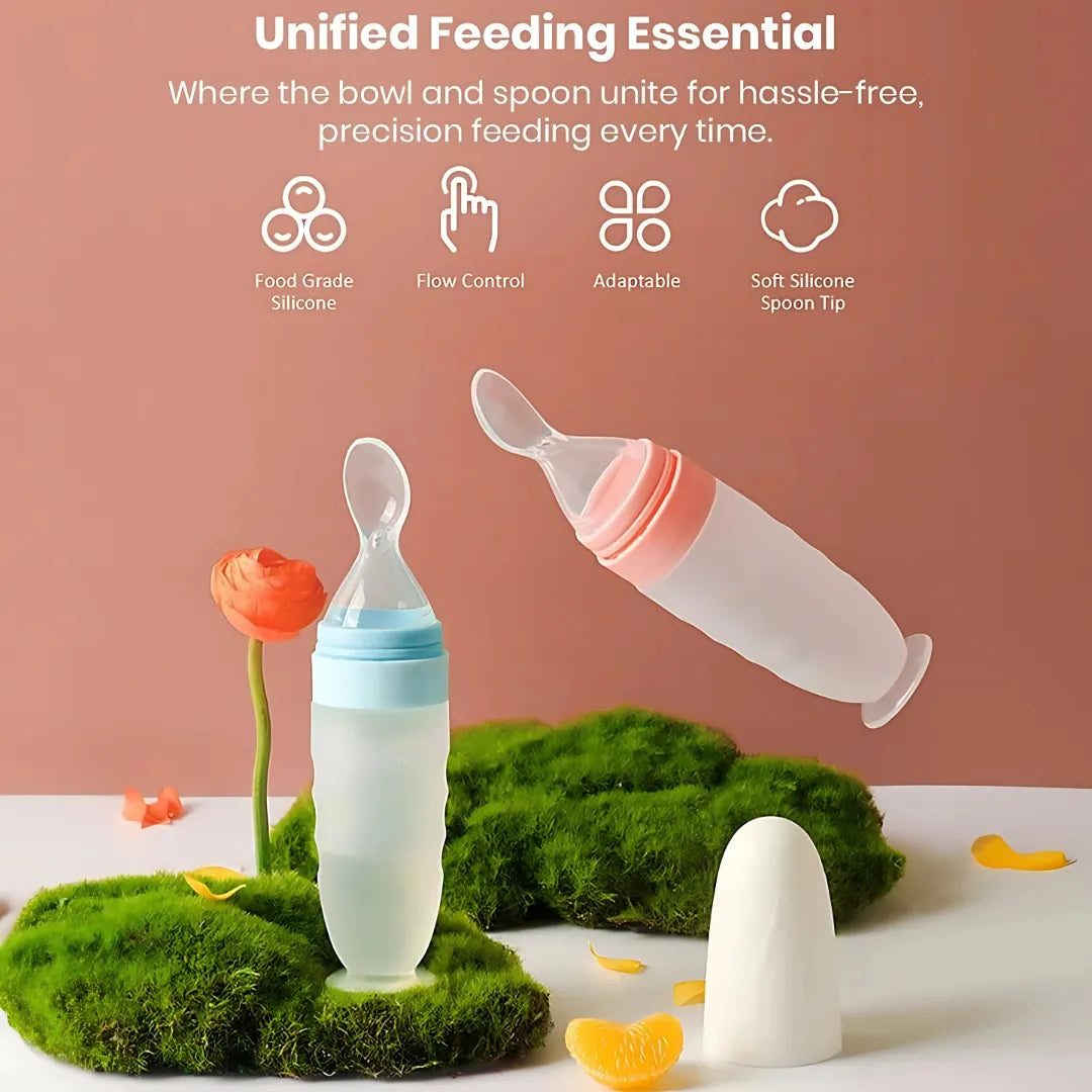 Easy-Feed Baby Squeeze Spoon