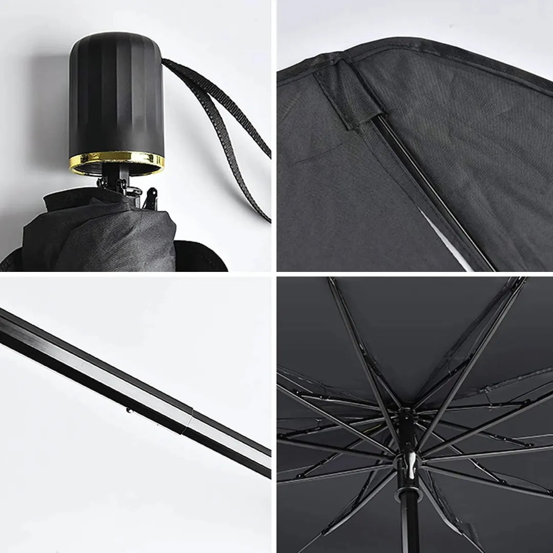 SolarShield Pro - Car Windshield Sun Shade Umbrella