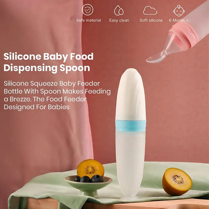 Easy-Feed Baby Squeeze Spoon