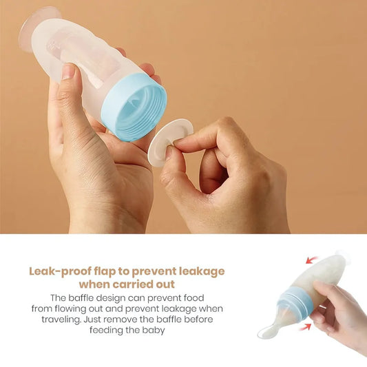 Easy-Feed Baby Squeeze Spoon