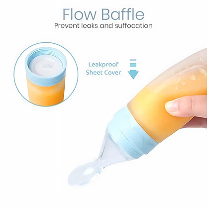 Easy-Feed Baby Squeeze Spoon