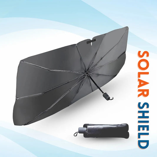 SolarShield Pro - Car Windshield Sun Shade Umbrella